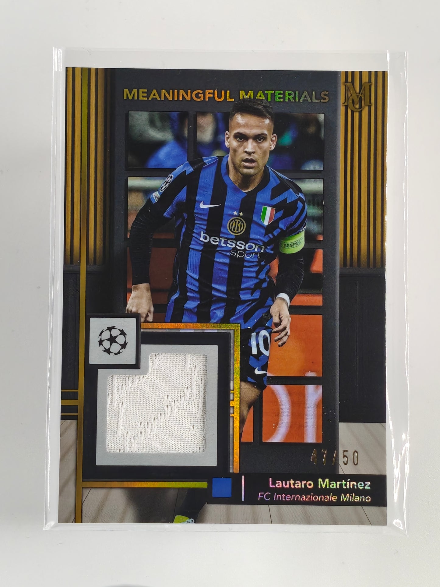 Lautaro Martinez patch /50 Match-Worn - Topps Museum 24/25