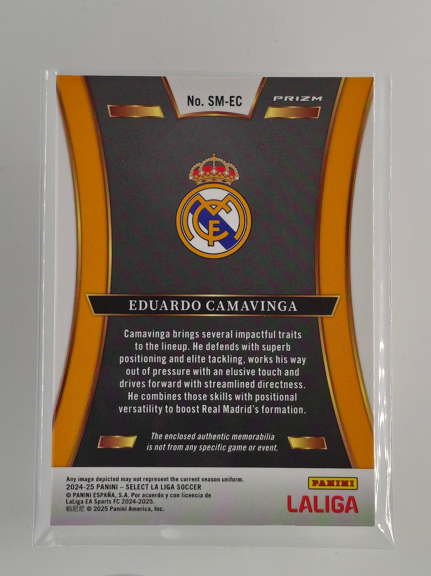 Eduardo Camavinga patch - Panini Select La Liga 24/25