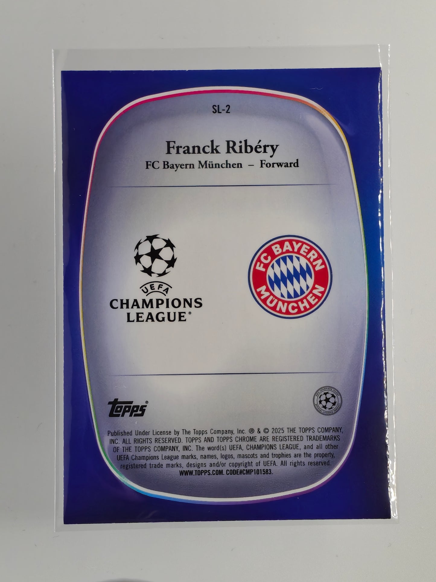 Franck Ribery starball legends casehit ssp - Topps Chrome 24/25 Logofractor