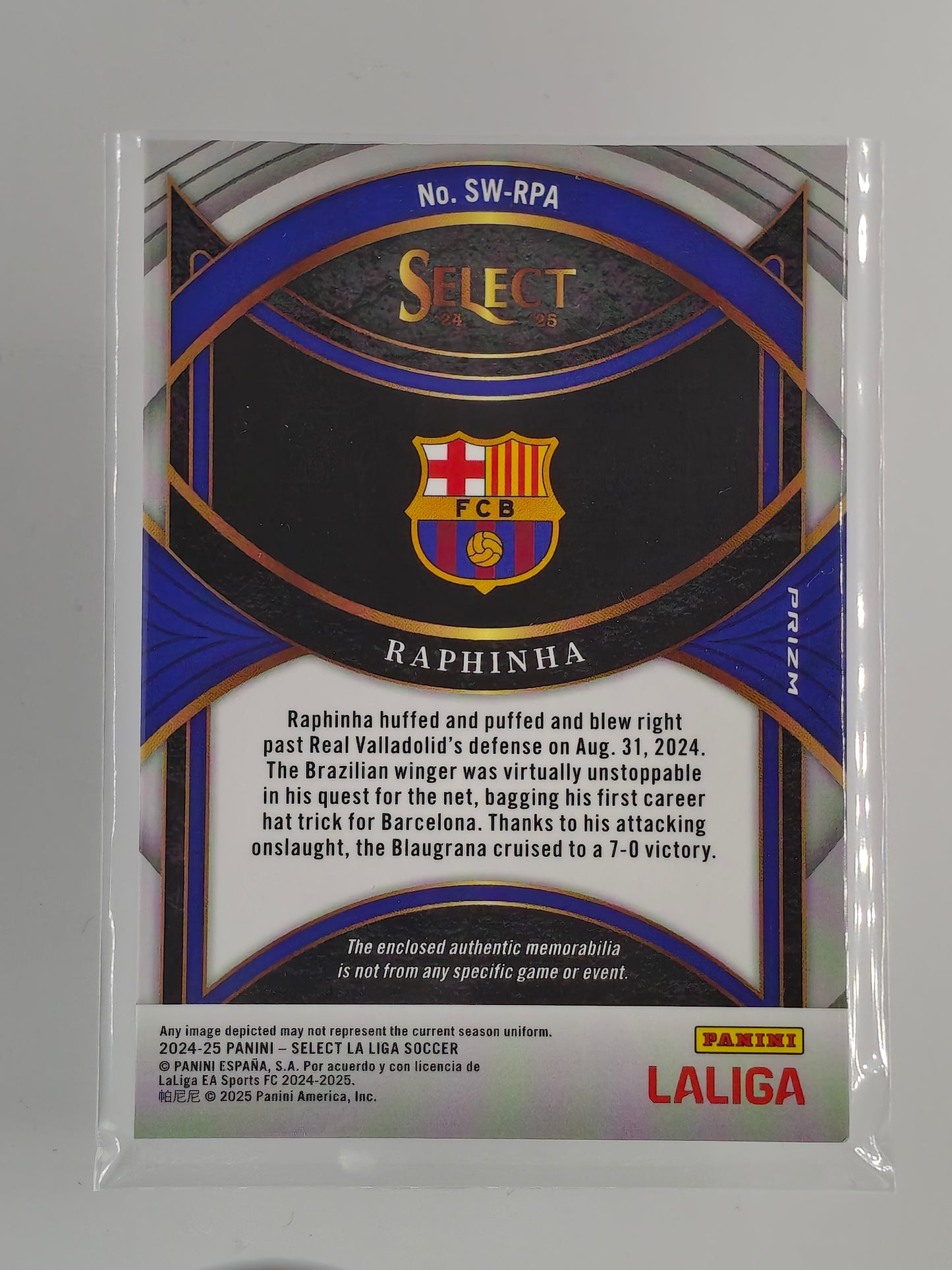 Raphina patch - Panini Select La Liga 24/25