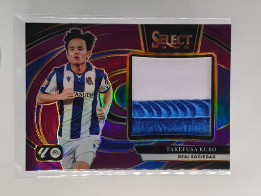 Takefusa Kubo patch /49 - Panini Select La Liga 24/25