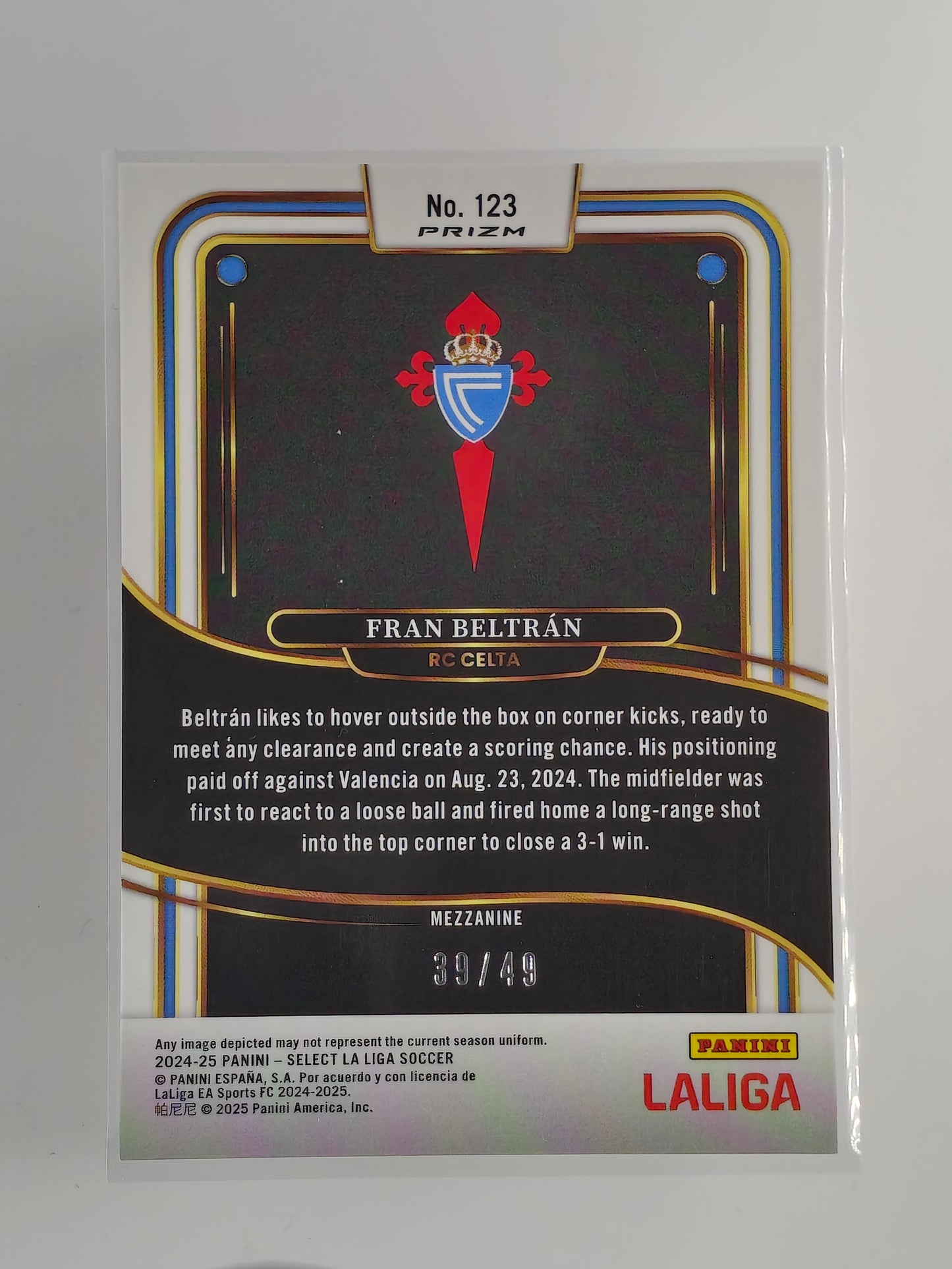 Fran Beltran /49 - Panini Select La Liga 24/25