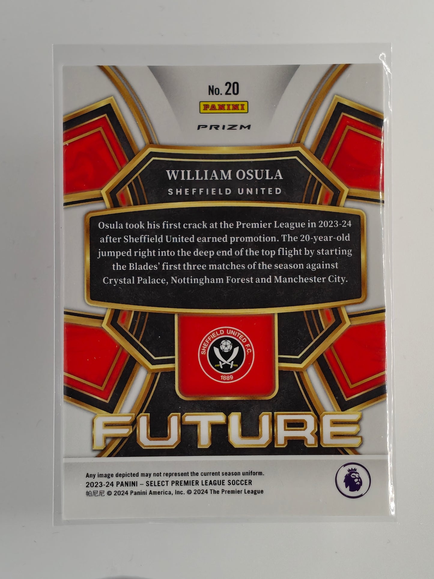 William Osula rc Select Future - Panini Select Premier League 23/24