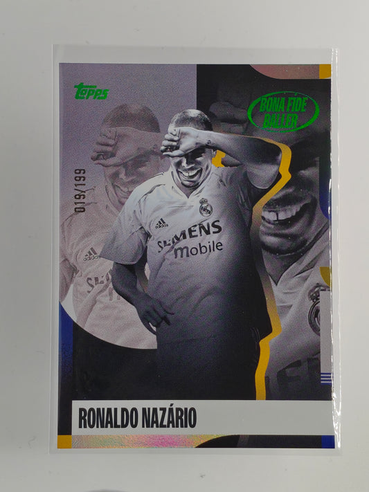 Ronaldo /199 bona fide baller - Topps Real madrid team set