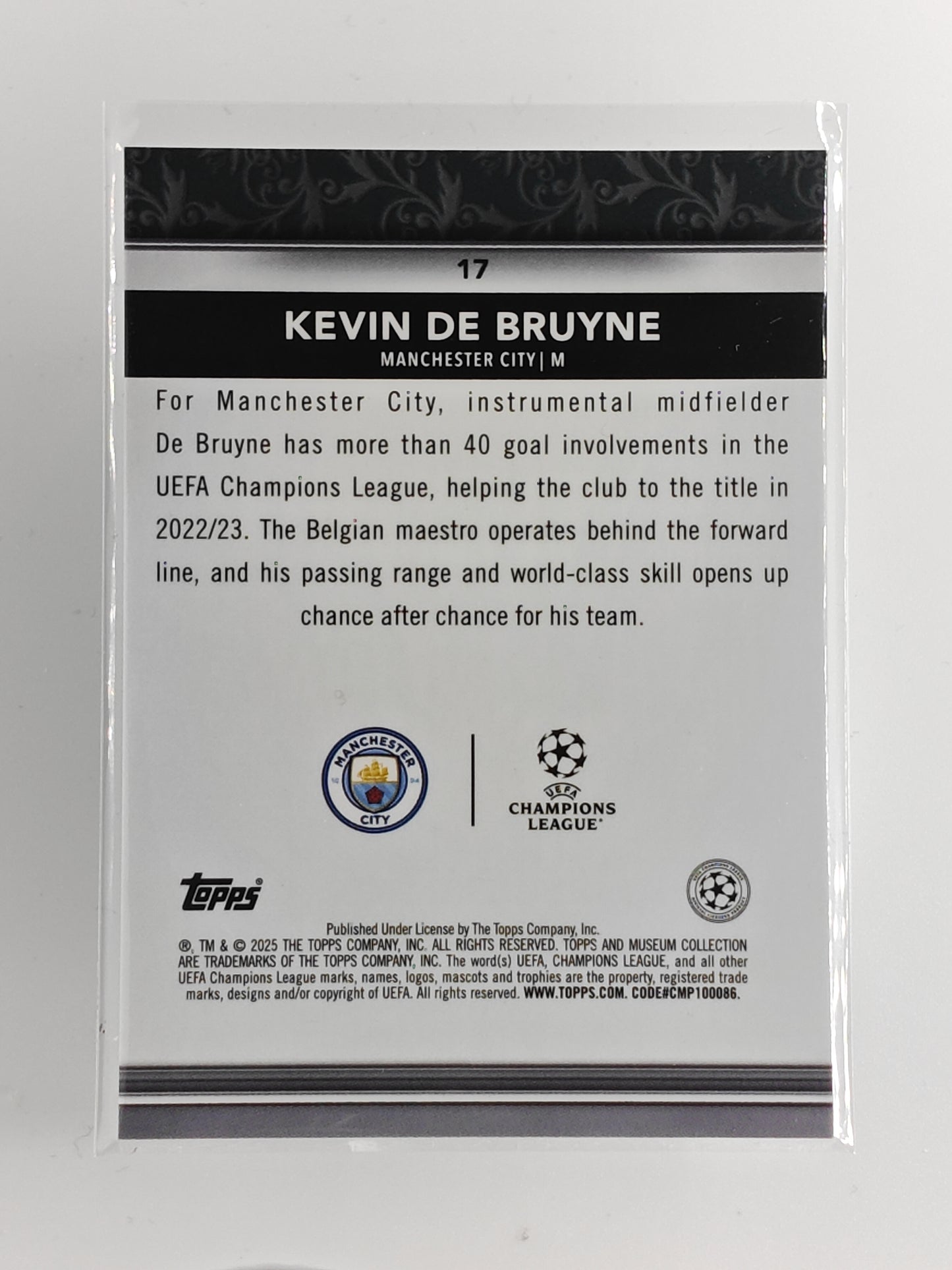 Kevin De Bruyne - Topps Museum 24/25