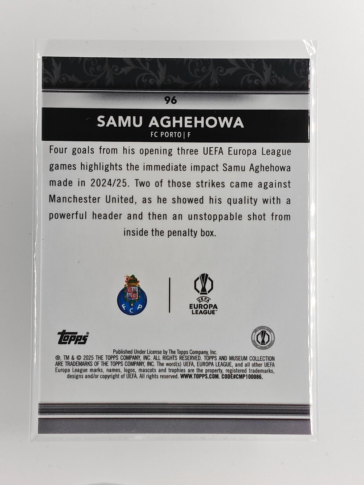 Samu Aghehowa - Topps Museum 24/25
