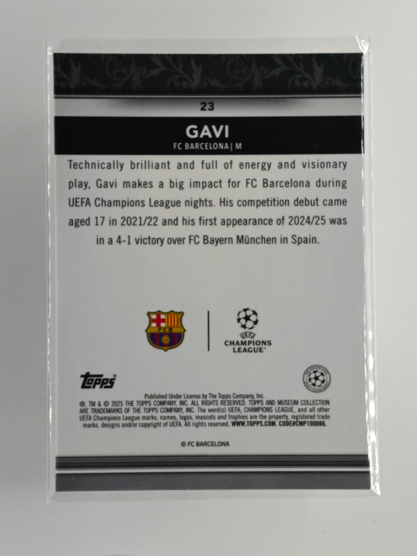 Gavi - Topps Museum 24/25