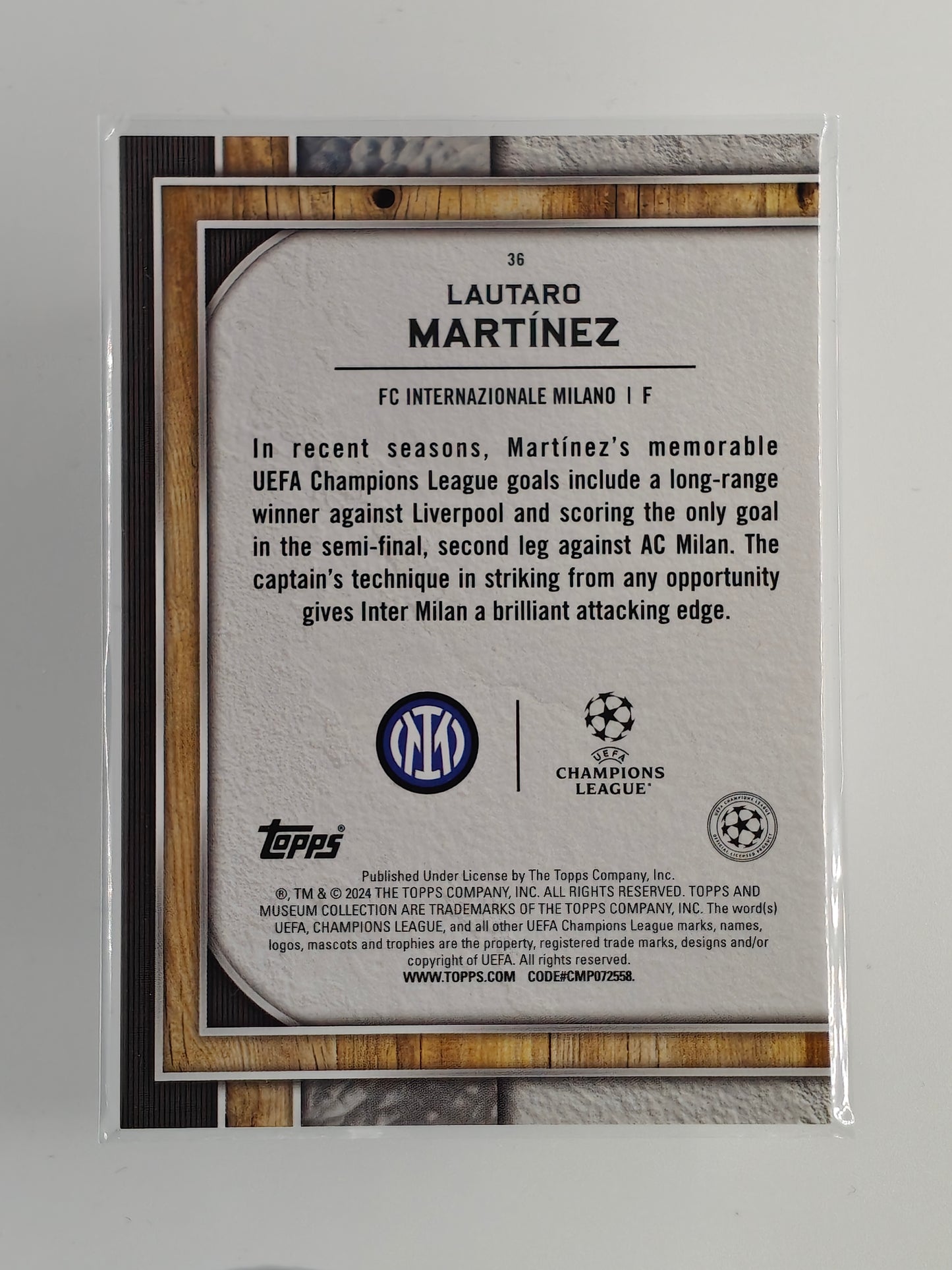 Lautaro Martinez - Topps Museum 24/25