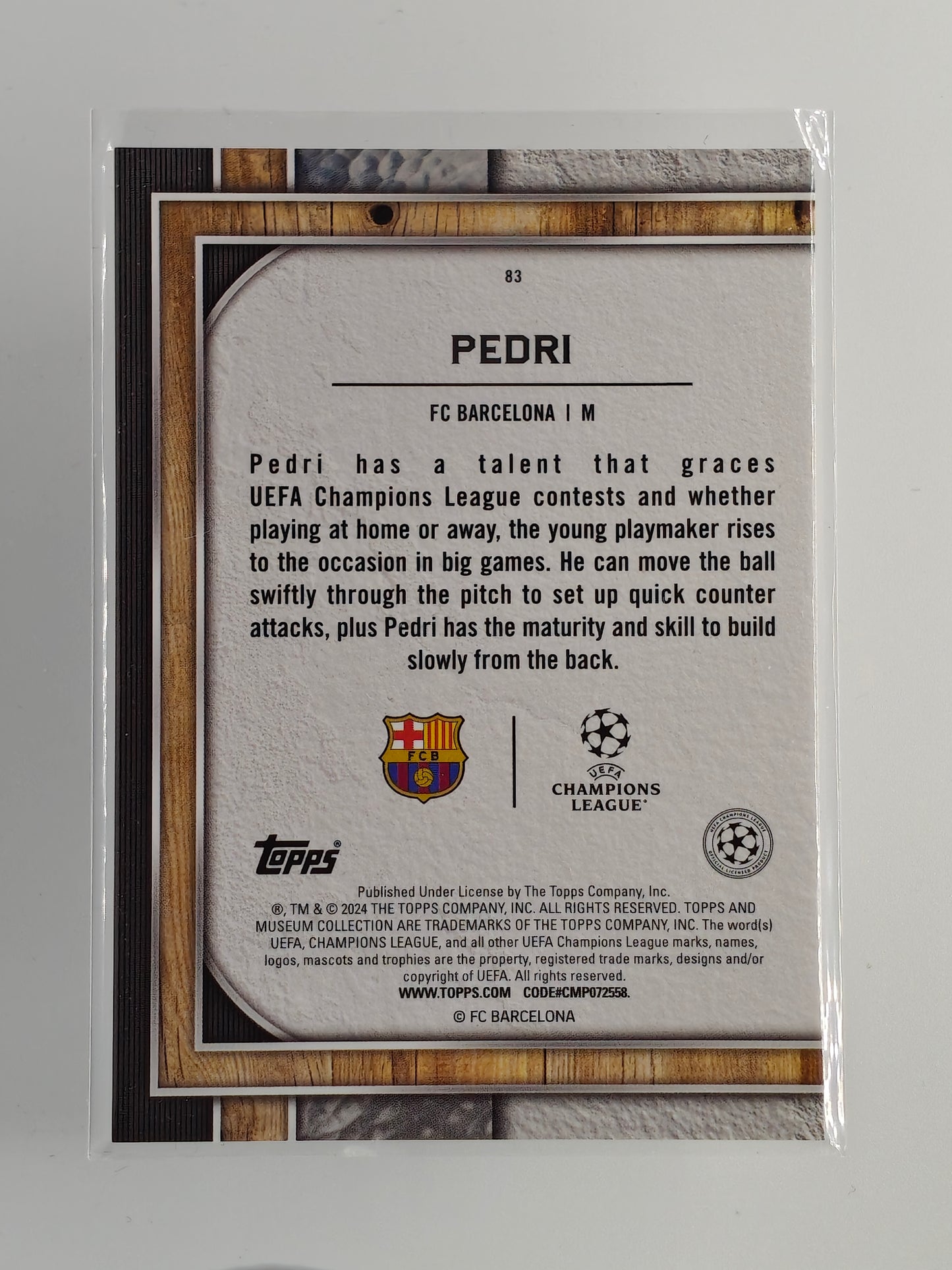 Pedri - Topps Museum 24/25