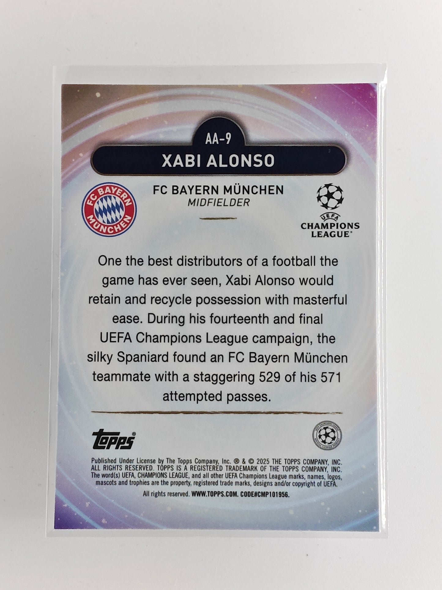 Xabi Alonso - Ageless Alchemy - Topps Merlin 24/25