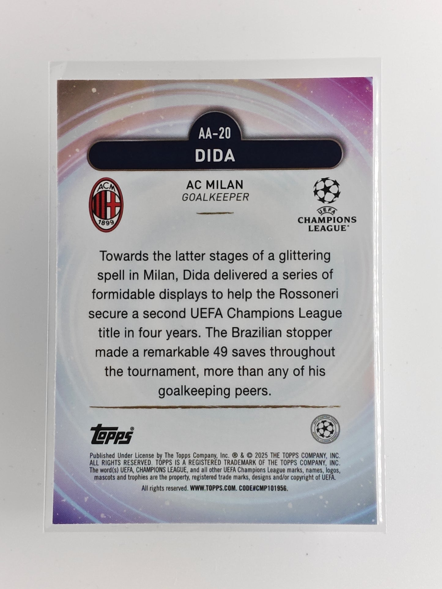 Dida - Ageless Alchemy - Topps Merlin 24/25
