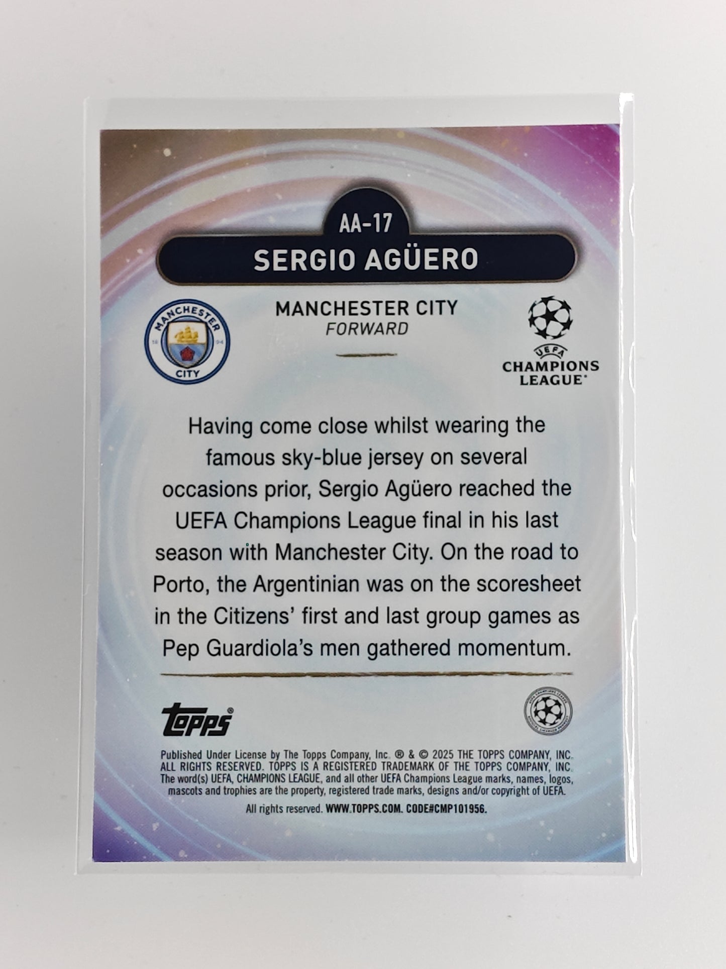 Sergio Aguero - Ageless Alchemy - Topps Merlin 24/25