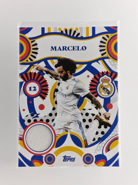 Marcelo Patch Match-Worn - Topps Real madrid team set