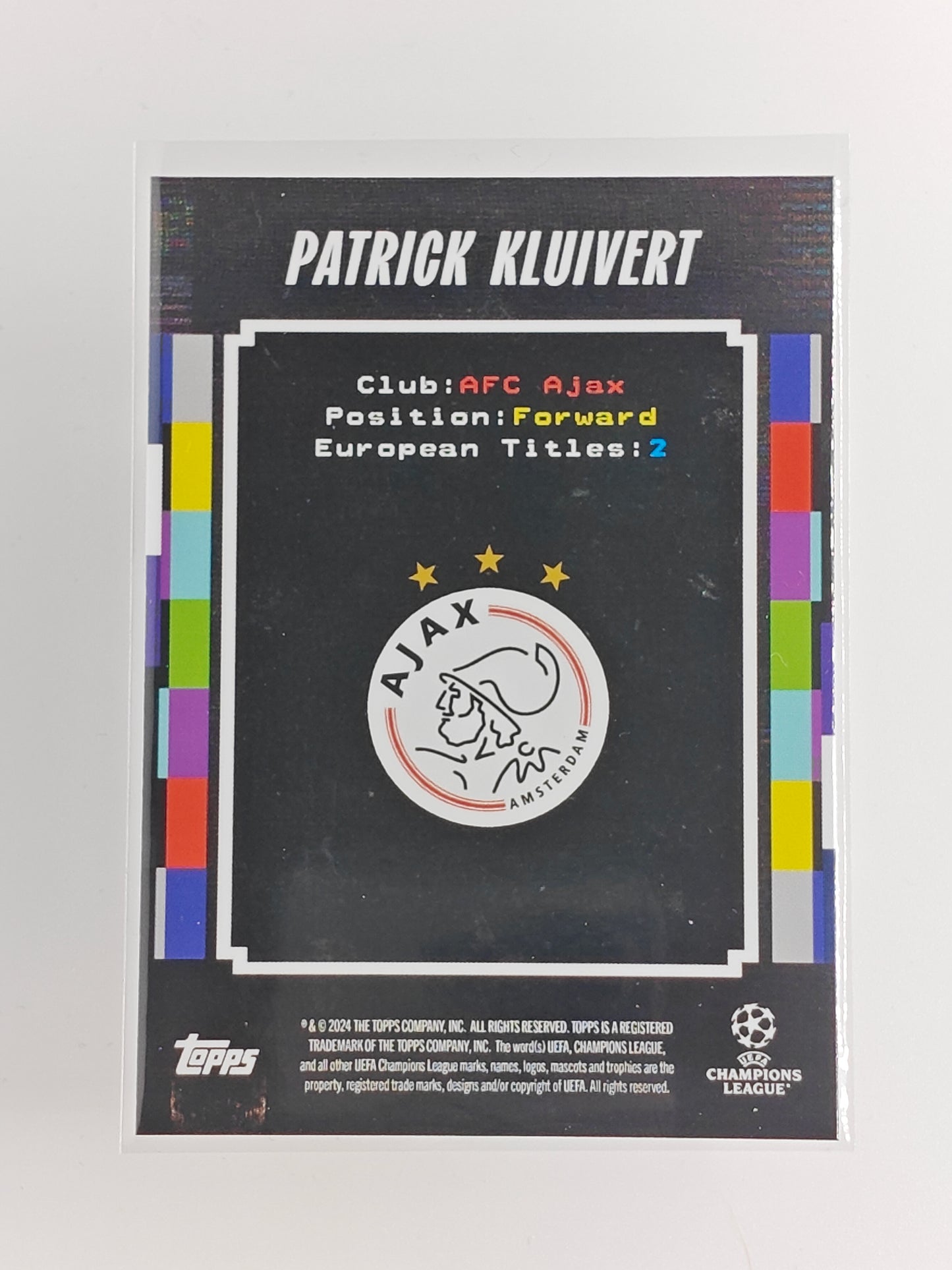 Patrick Kluiver Iconic kits - Topps Decades 24/25