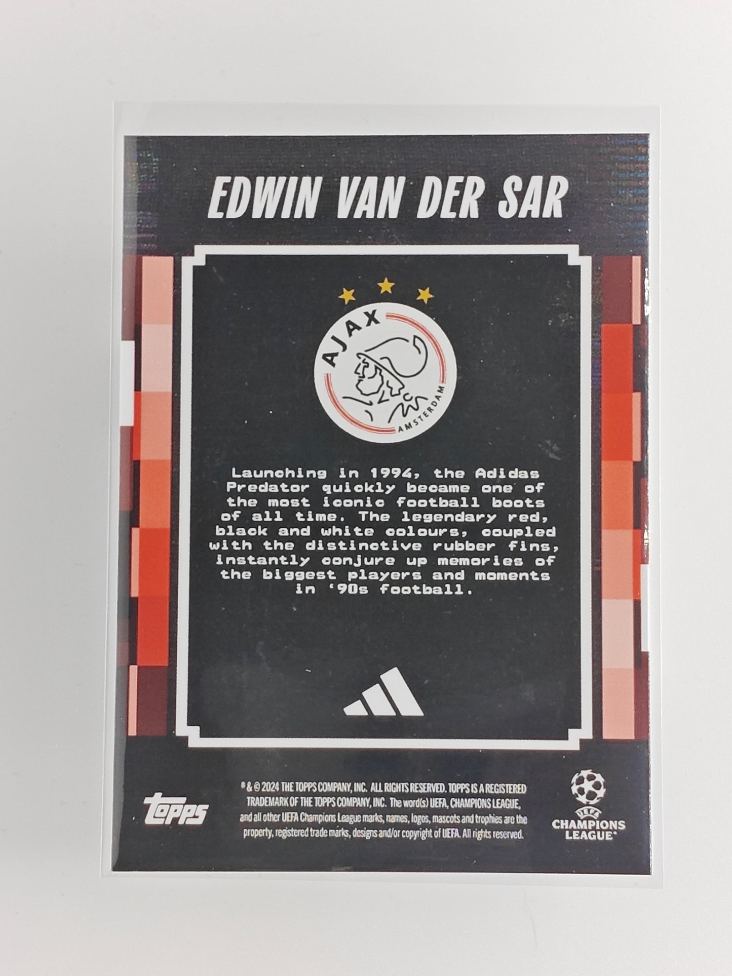 Edwin Van Der Sar Predator - Topps Decades 24/25