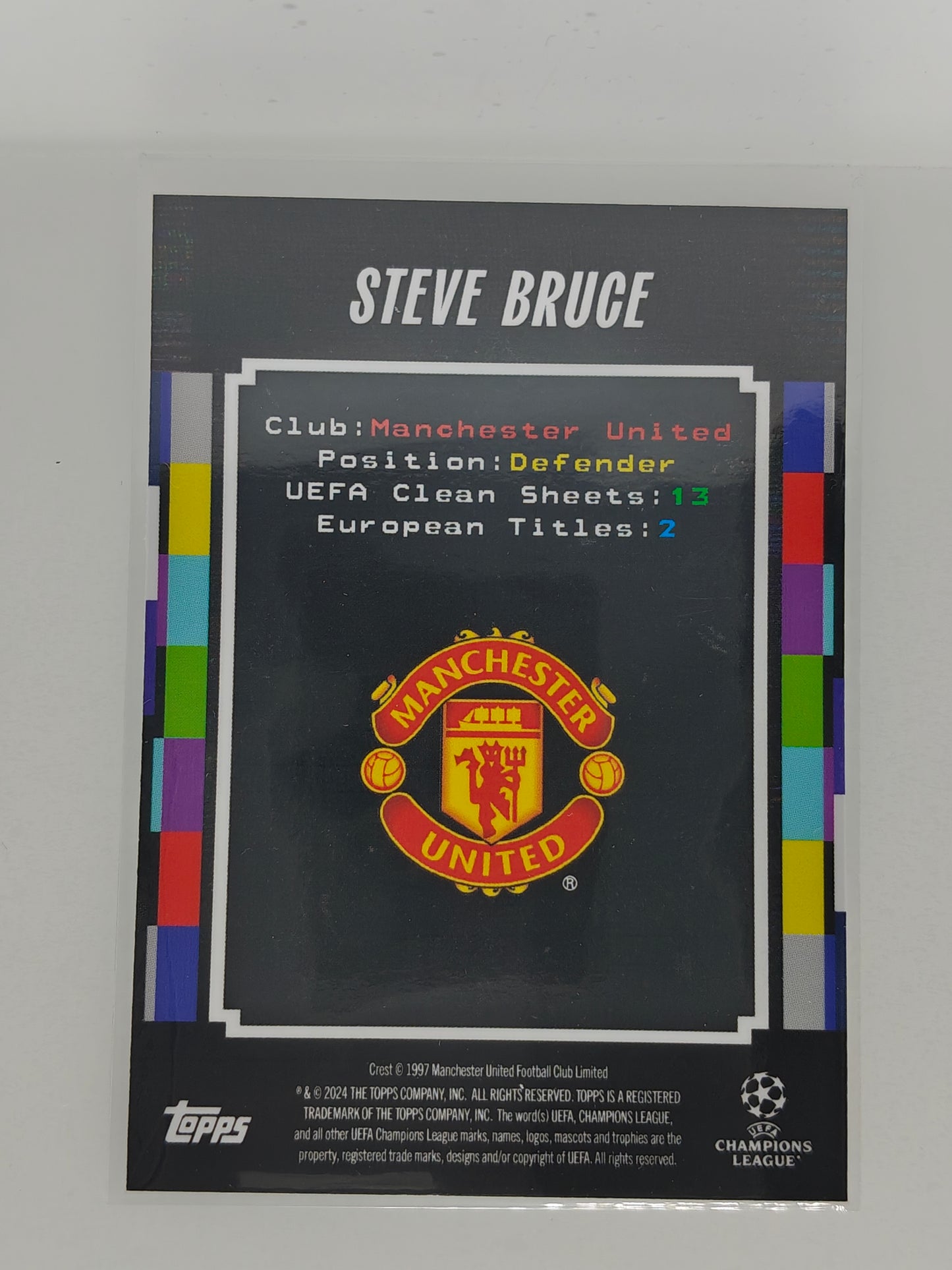 Steve Bruce Big man in the back - Topps Decades 24/25