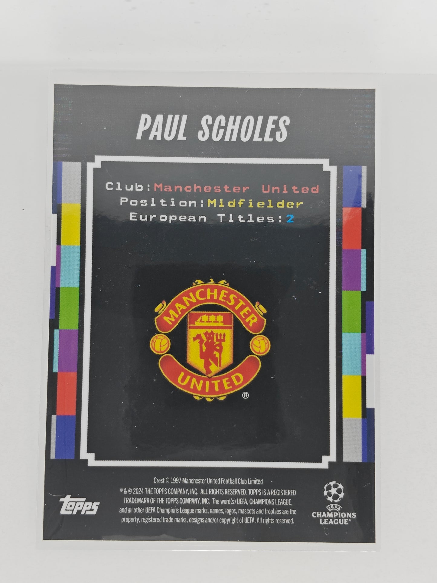 Paul Scholes Mercurial - Topps Decades 24/25