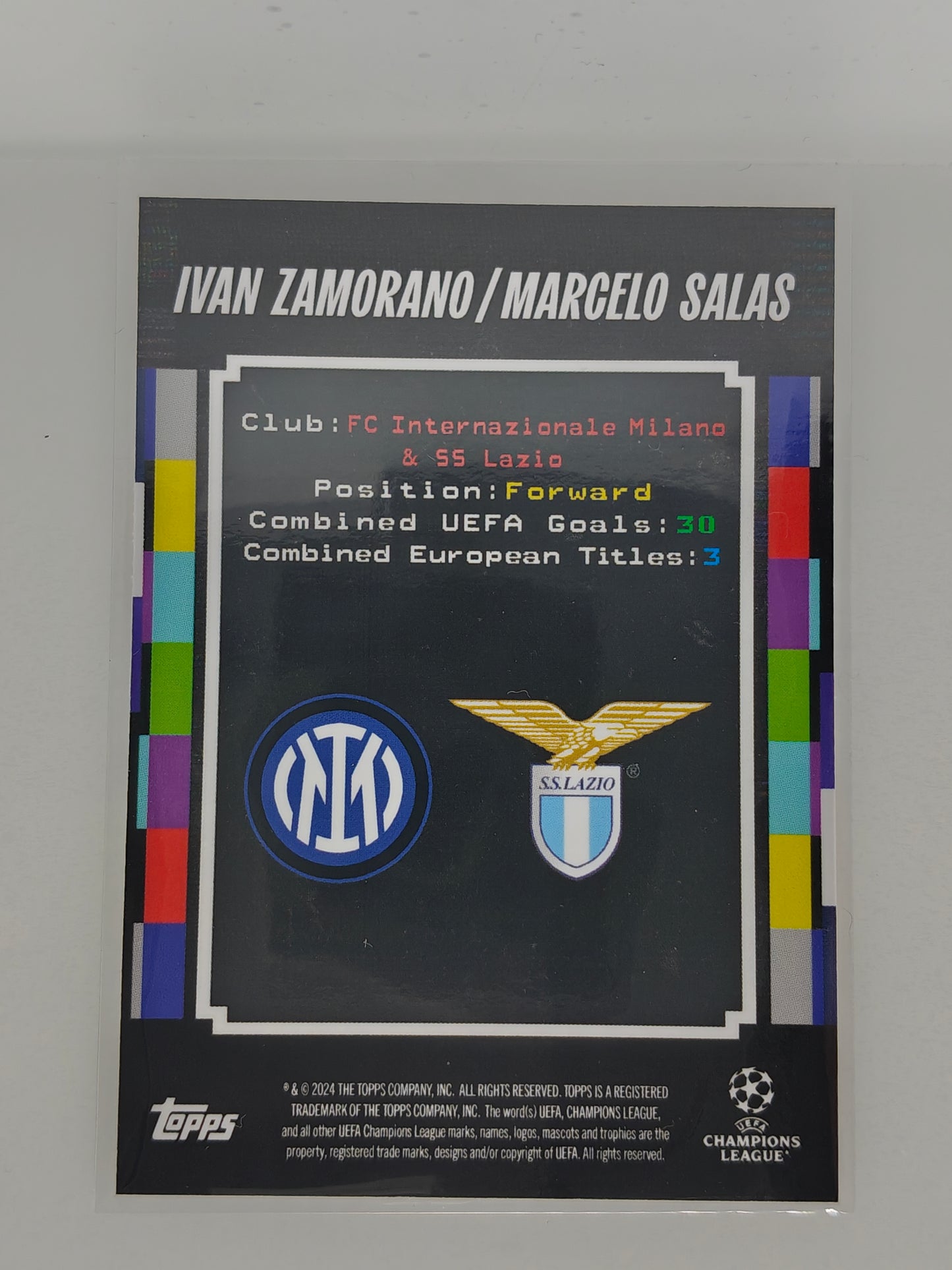 Ivan Zamorano / Marcelo Salas Partnerships - Topps Decades 24/25