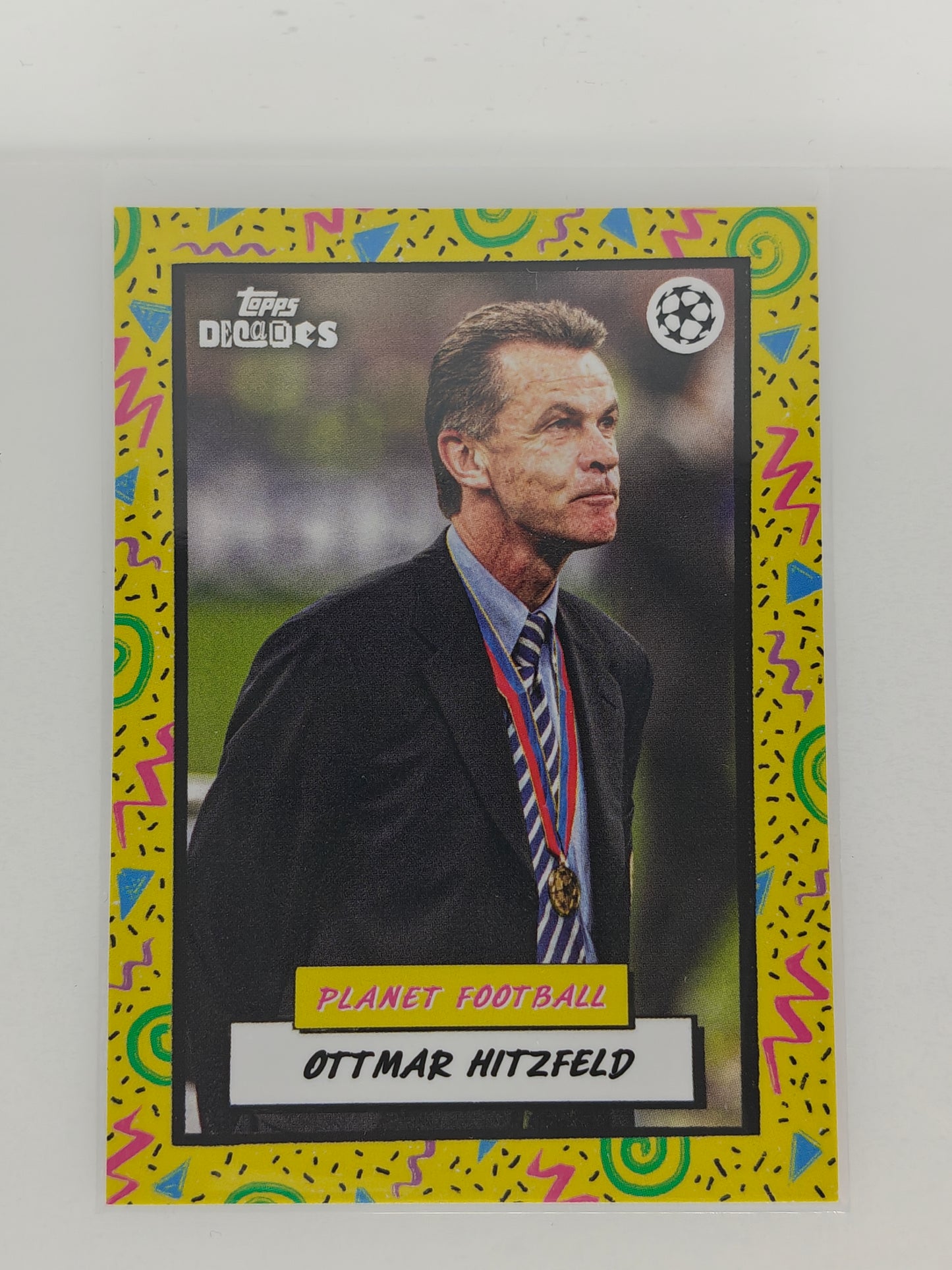 Ottmar Hitzfeld Planet football - Topps Decades 24/25