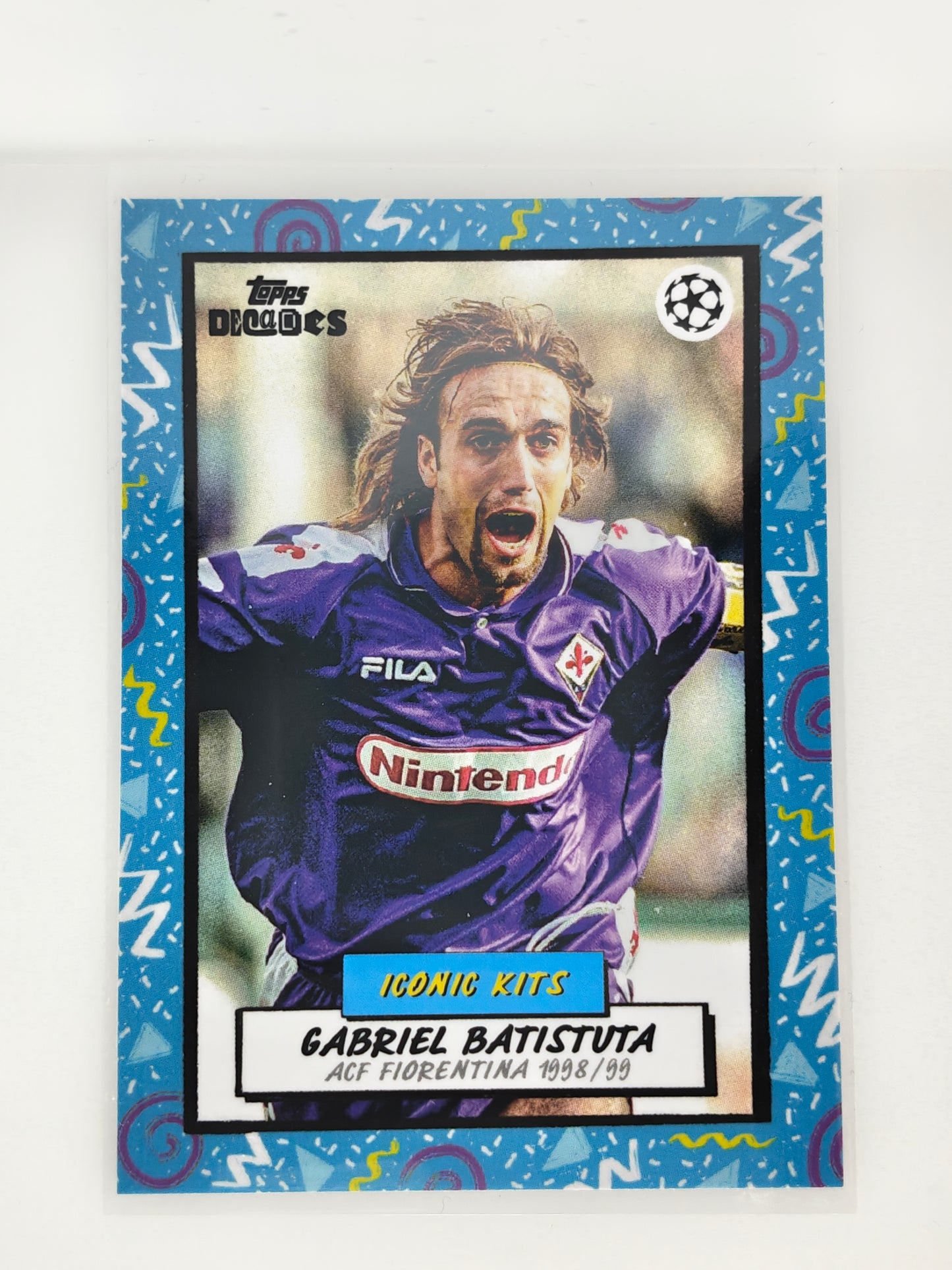 Gabriel Batistuta Iconic kits - Topps Decades 24/25