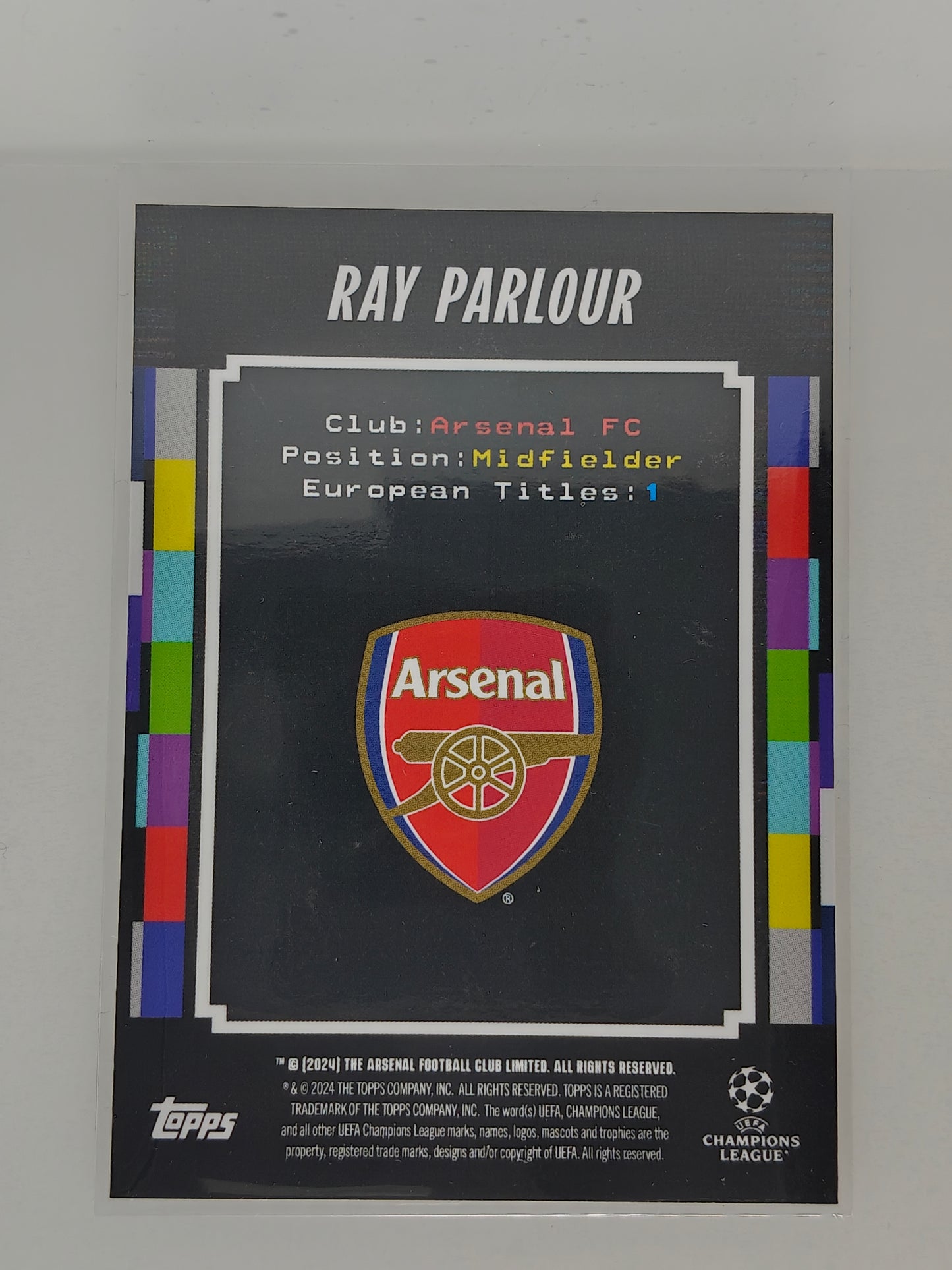 Ray Parlour Terrace Heroes - Topps Decades 24/25