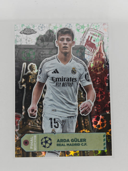 Arda Guler Final Destination starball - Topps Chrome 24/25 Logofractor