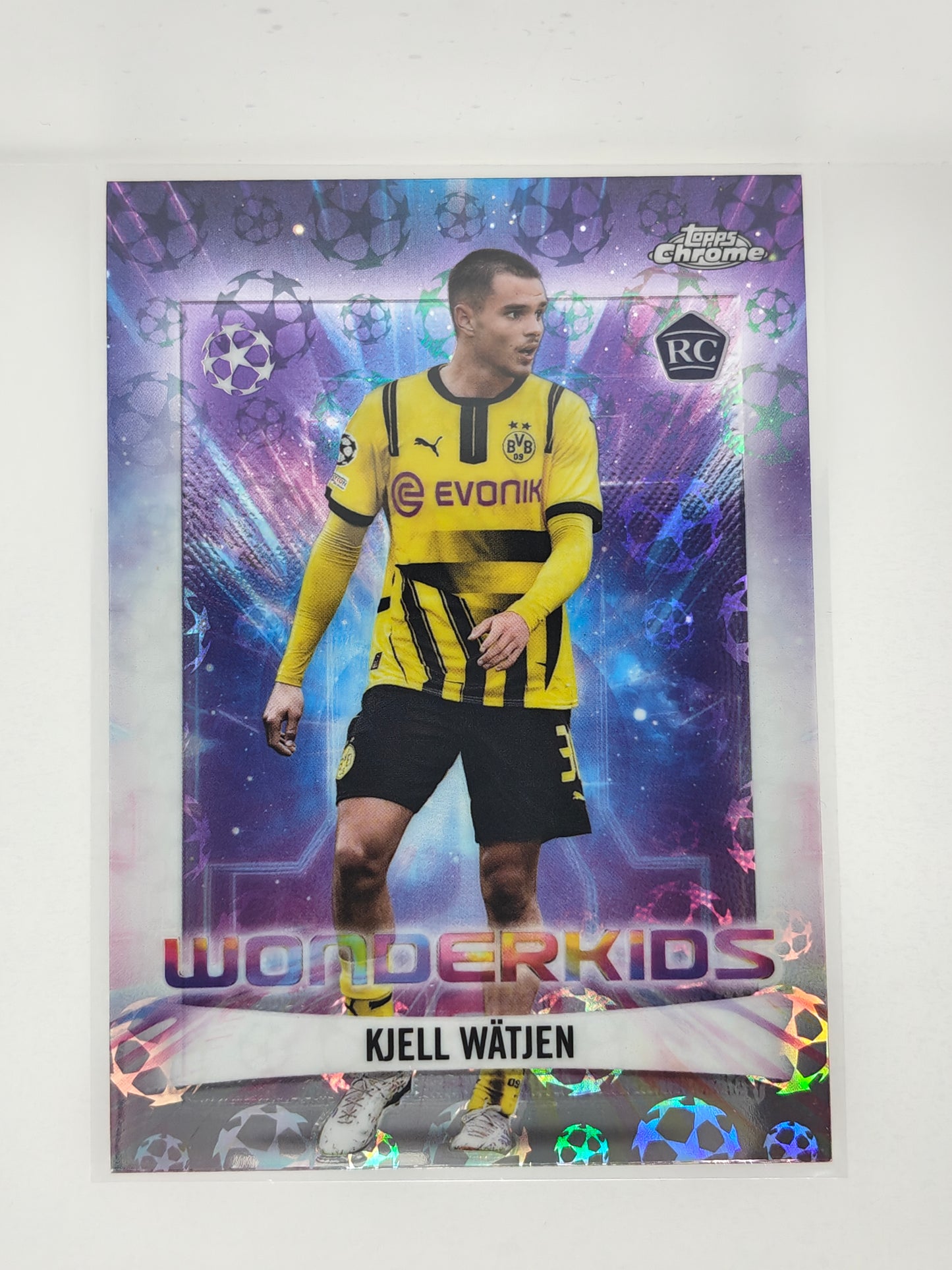 Kjell Watjen wonderkids rc starball - Topps Chrome 24/25 Logofractor