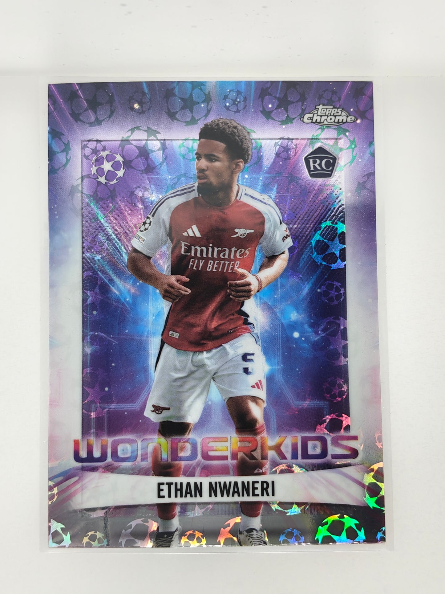 Ethan Nwaneri wonderkids rc starball - Topps Chrome 24/25 Logofractor