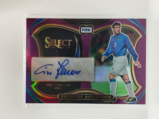 Ciro Ferrara auto /49 - Panini Select Fifa 24/25
