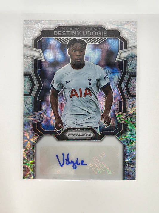 Destiny Udogie auto choice - Panini Prizm Premier League 23/24
