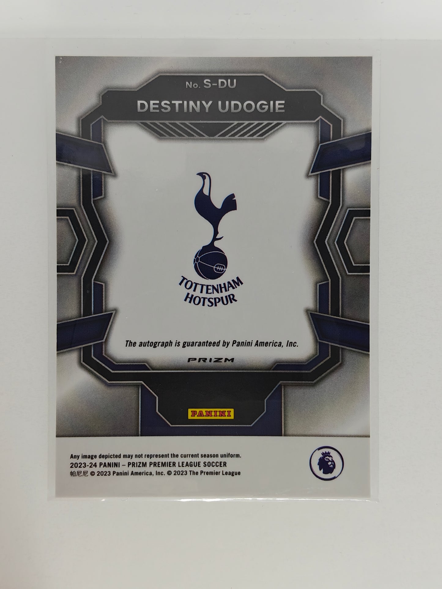 Destiny Udogie auto choice - Panini Prizm Premier League 23/24