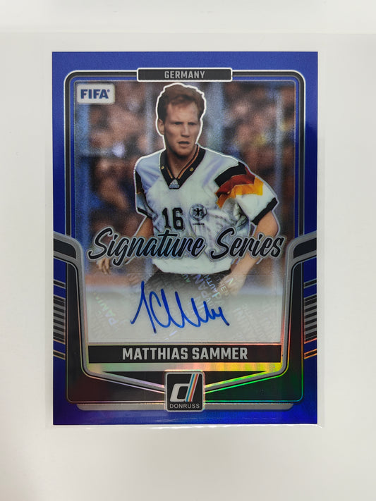 Matthias Sammer auto /99 - Panini Donruss 24/25