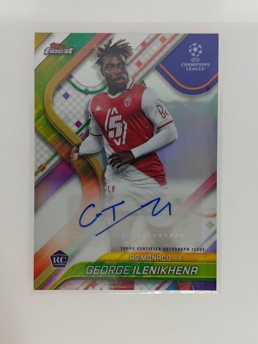 George Ilenikhena auto rc - Topps Finest 24/25