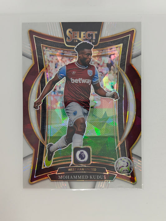 Mohammed Kudus /85 white ice - Panini Prizm Premier League 24/25