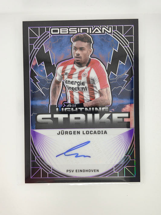 Jurgen Locadia auto /25 - Panini Obsidian 24/25