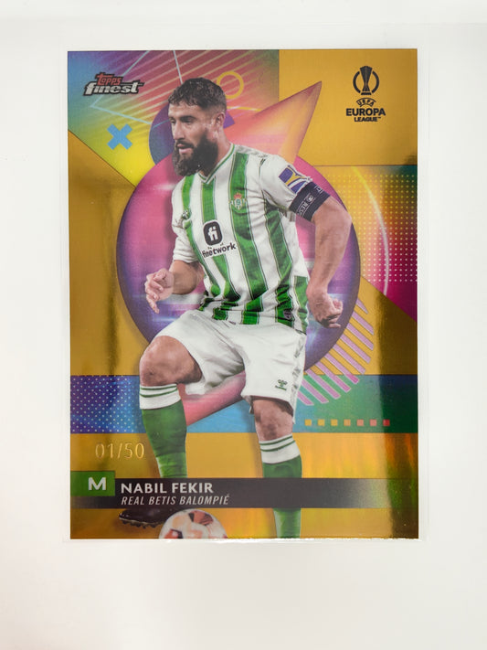 Nabil Fekir 1/50 - Topps Finest 23/24