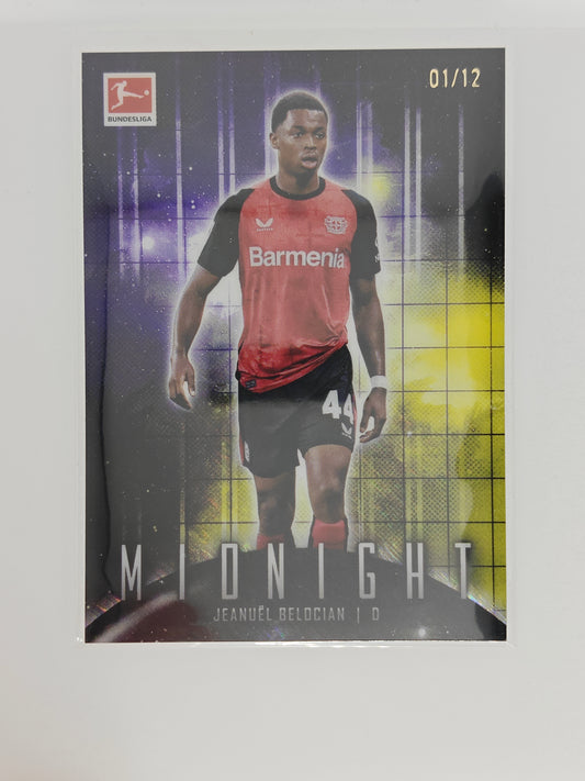 Jeanuel Belocian 1/12 midnight - Topps Midnight 24/25