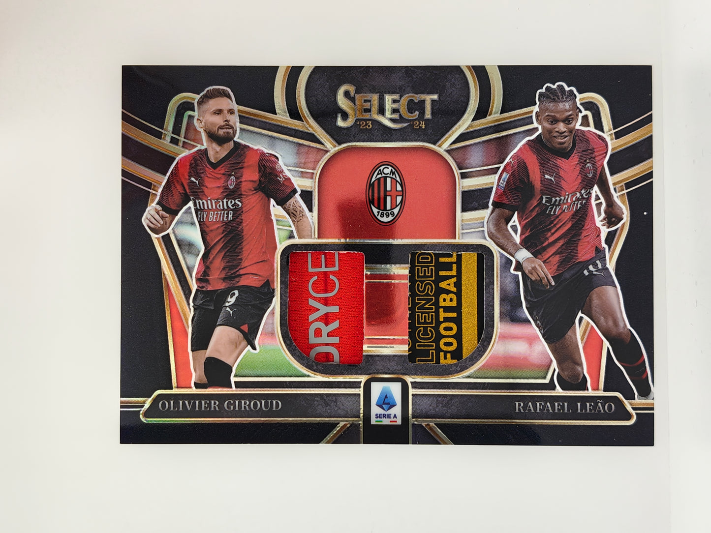 Olivier Giroud / Rafael Leao patch 1/1 - Panini Select Serie A 23/24