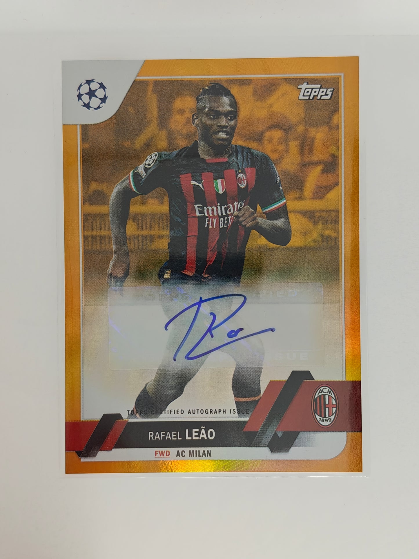Rafael Leao auto /25 - Topps Flagship 22/23