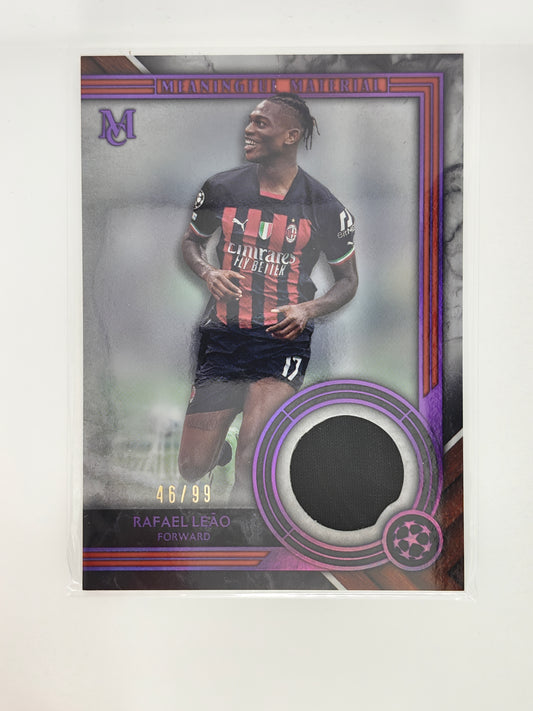 Rafael Leao patch /99 Match-Worn - Topps Museum 22/23
