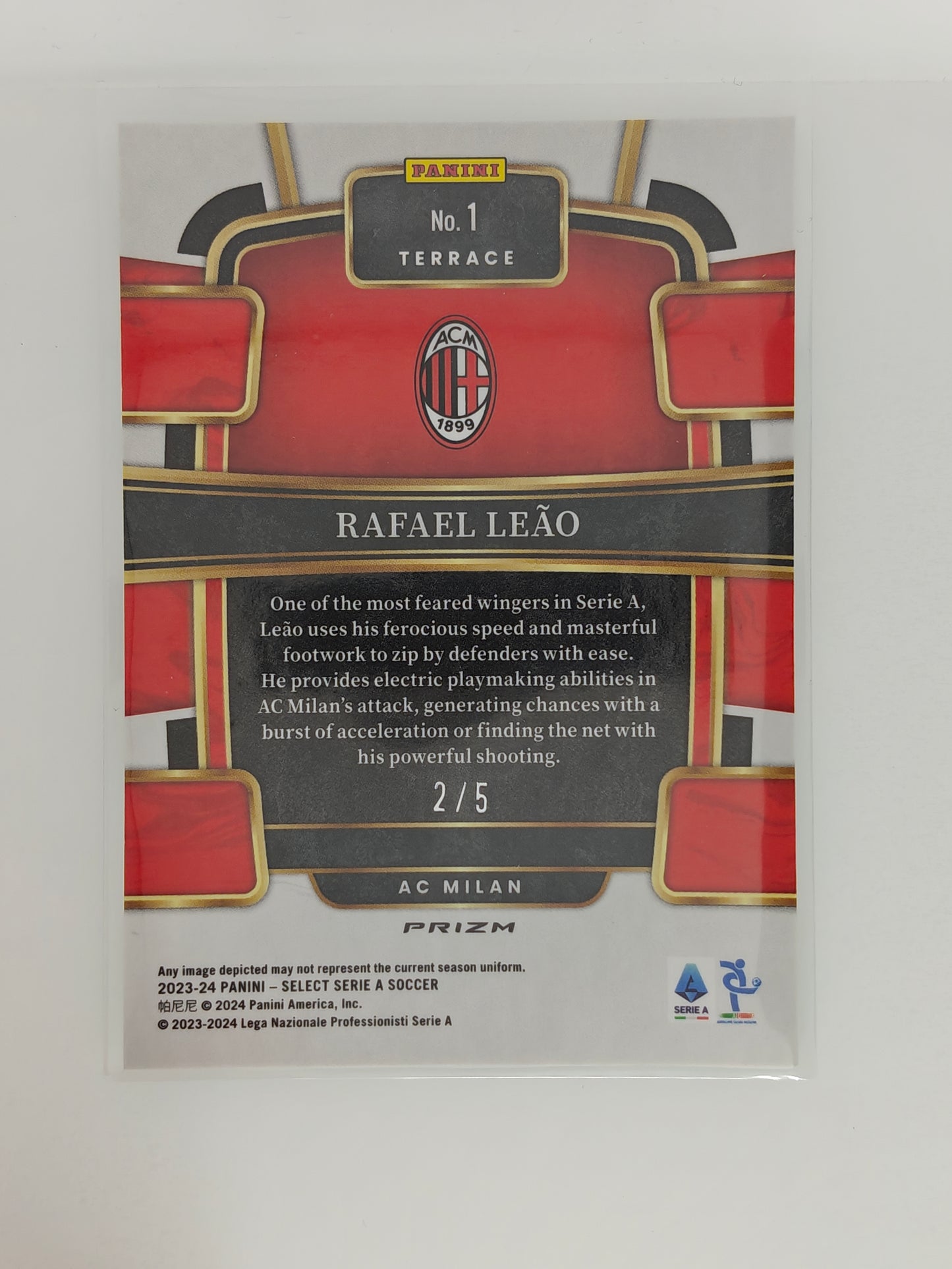 Rafael Leao /5 Panini Select La Liga 23/24