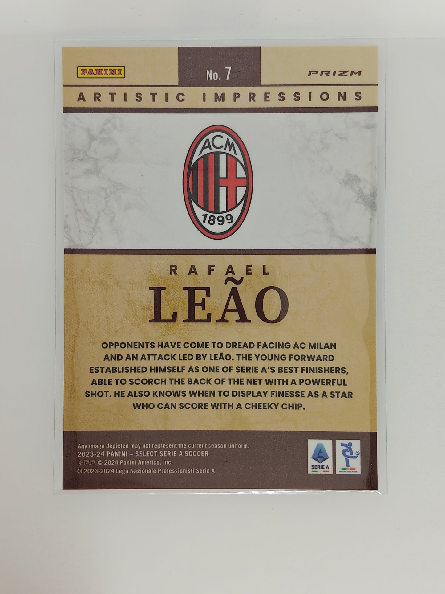 Rafael Leao Artistic impressions casehit ssp - Panini Select La Liga 23/24