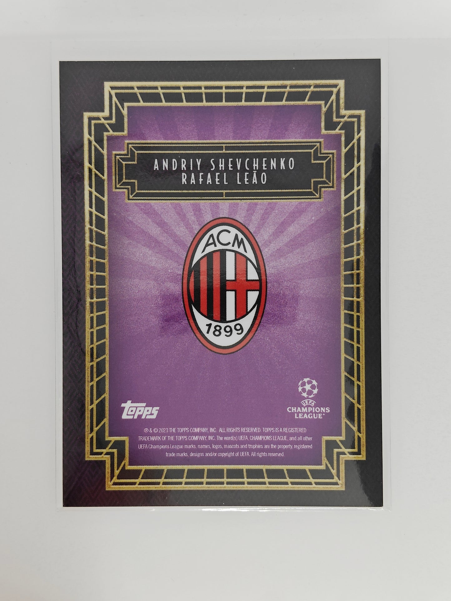 Andriy Shevchenko / Rafael Leao /25 - Topps Deco 23/24