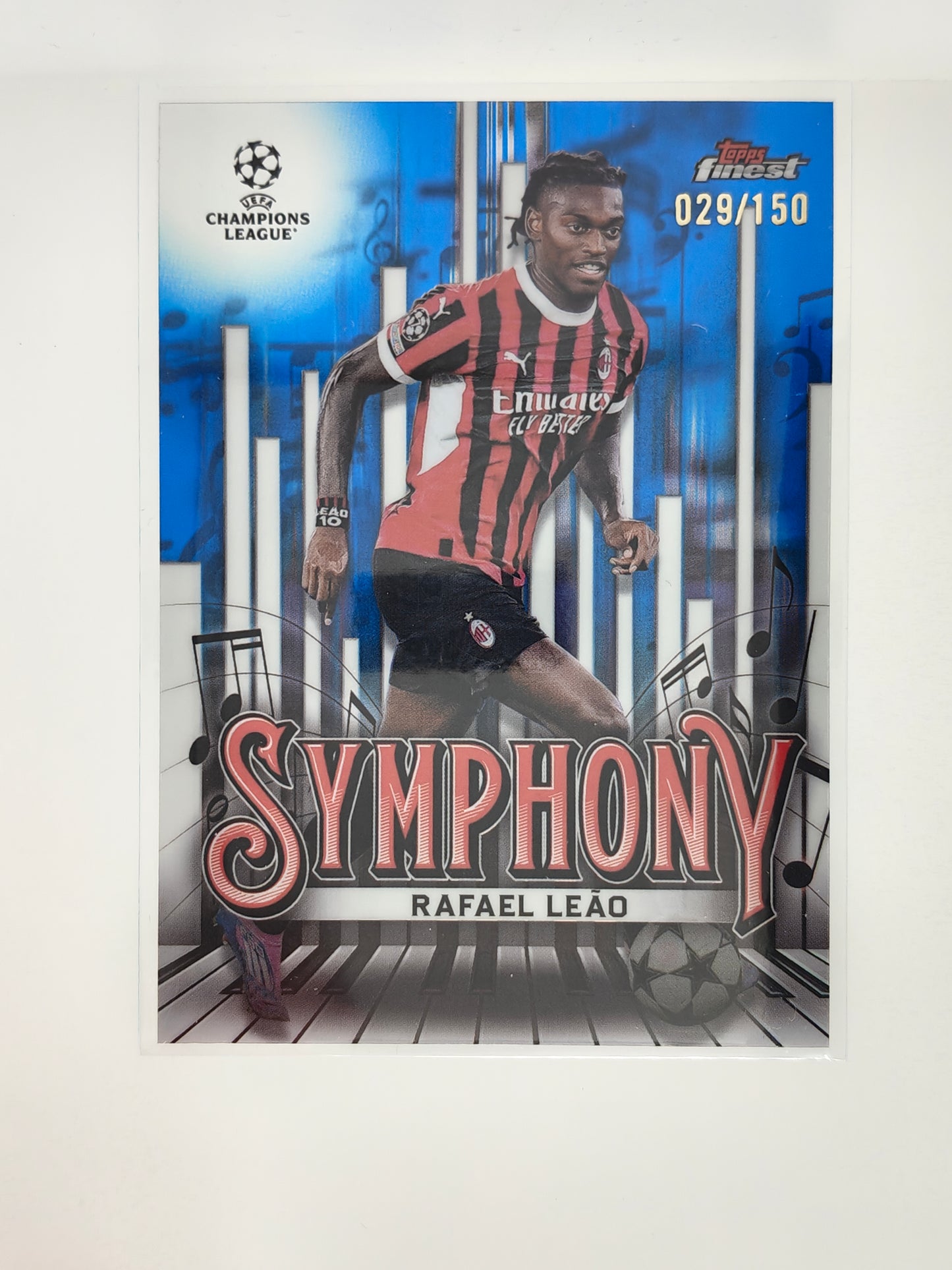 Rafael Leao /150 symphony - Topps Finest 24/25
