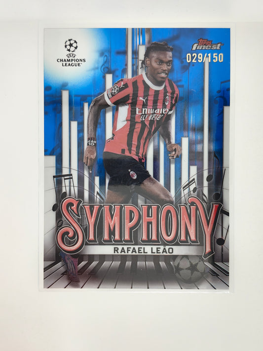 Rafael Leao /150 symphony - Topps Finest 24/25