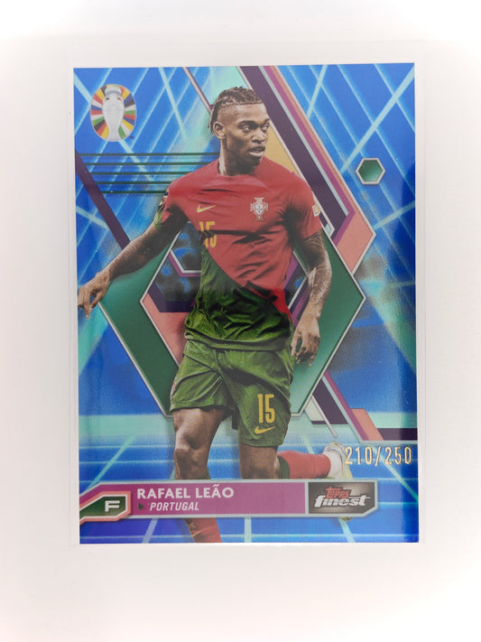Rafael Leao /250 - Topps Finest euro 24