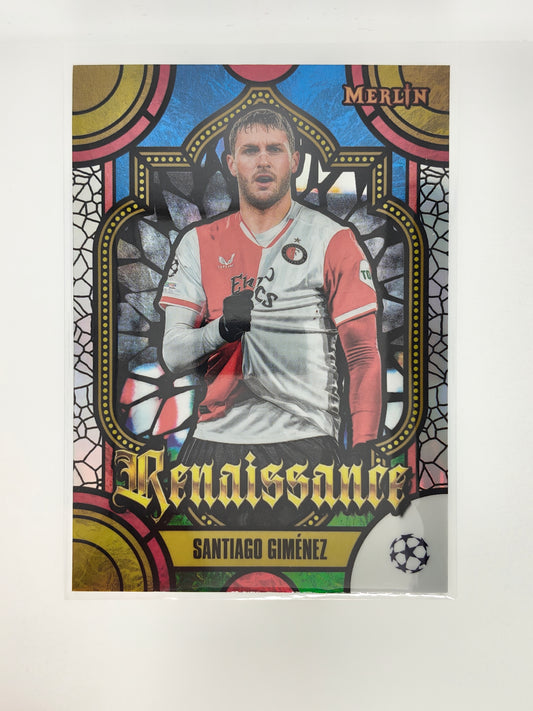 Santiago Gimenez Renaissance casehit SP - Topps Merlin 23/24