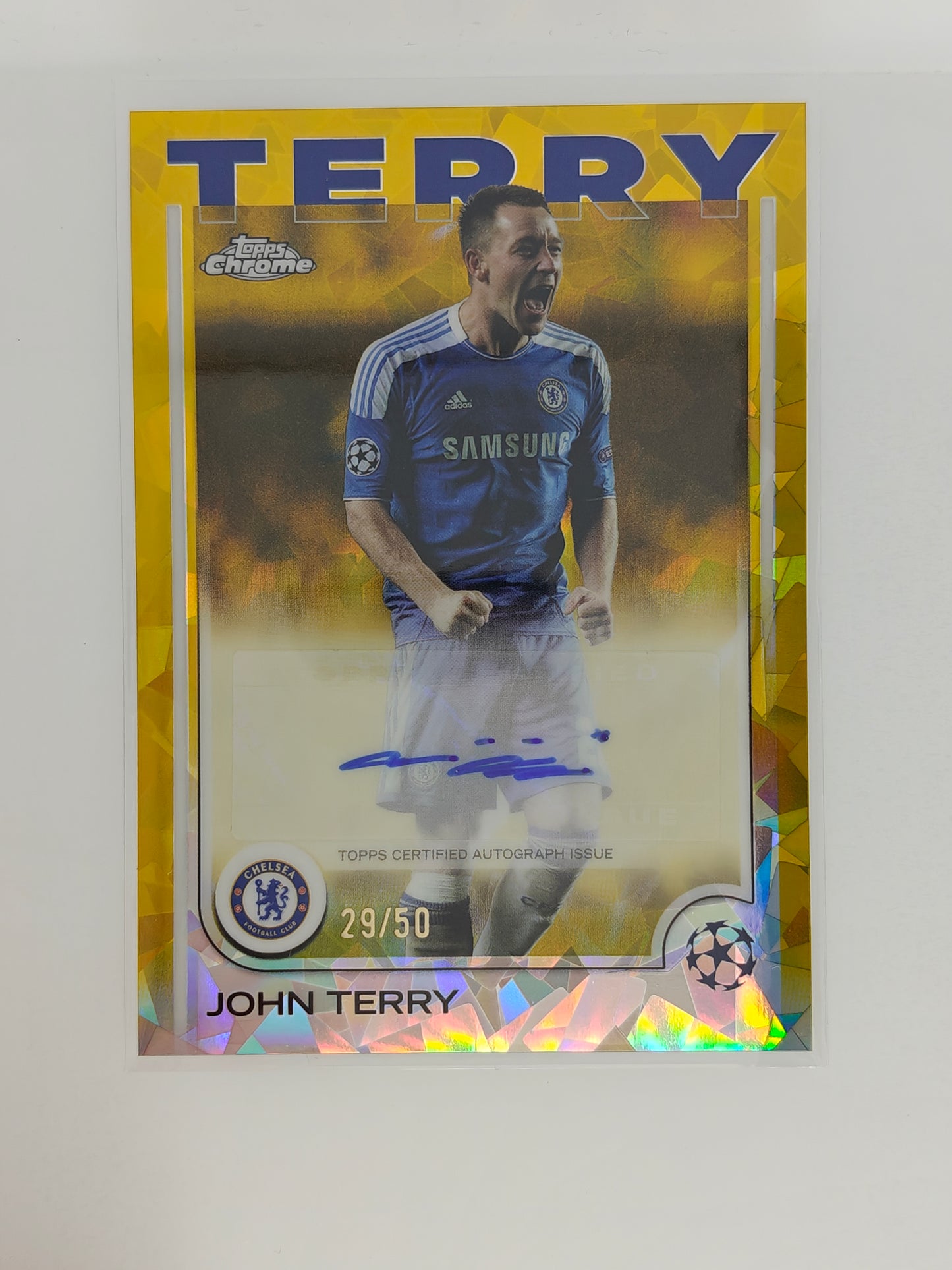 John Terry auto /50 - Topps Sapphire 24/25