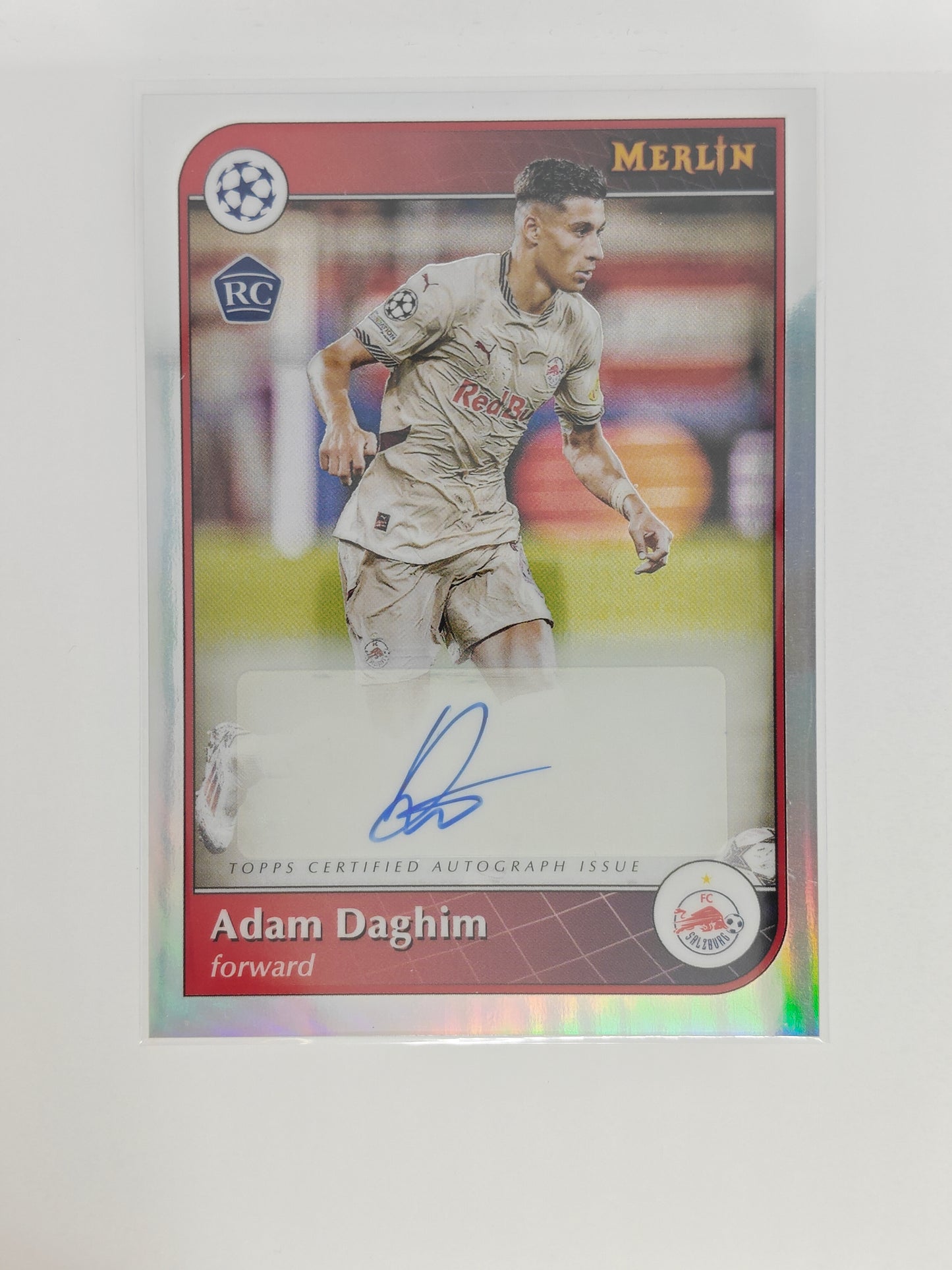 Adam Daghim auto rc - Topps Merlin 24/25