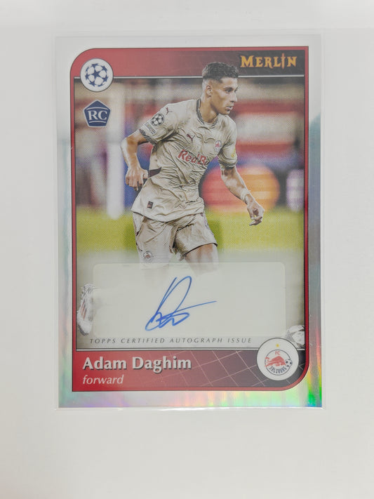 Adam Daghim auto rc - Topps Merlin 24/25